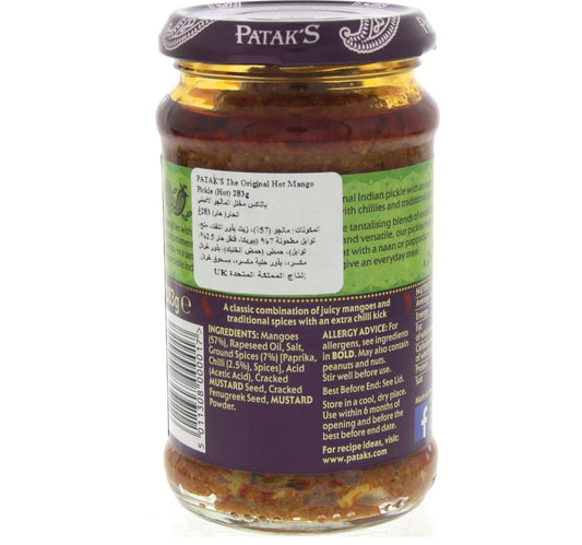 Patak's The Original Hot Mango Pickle 283 g