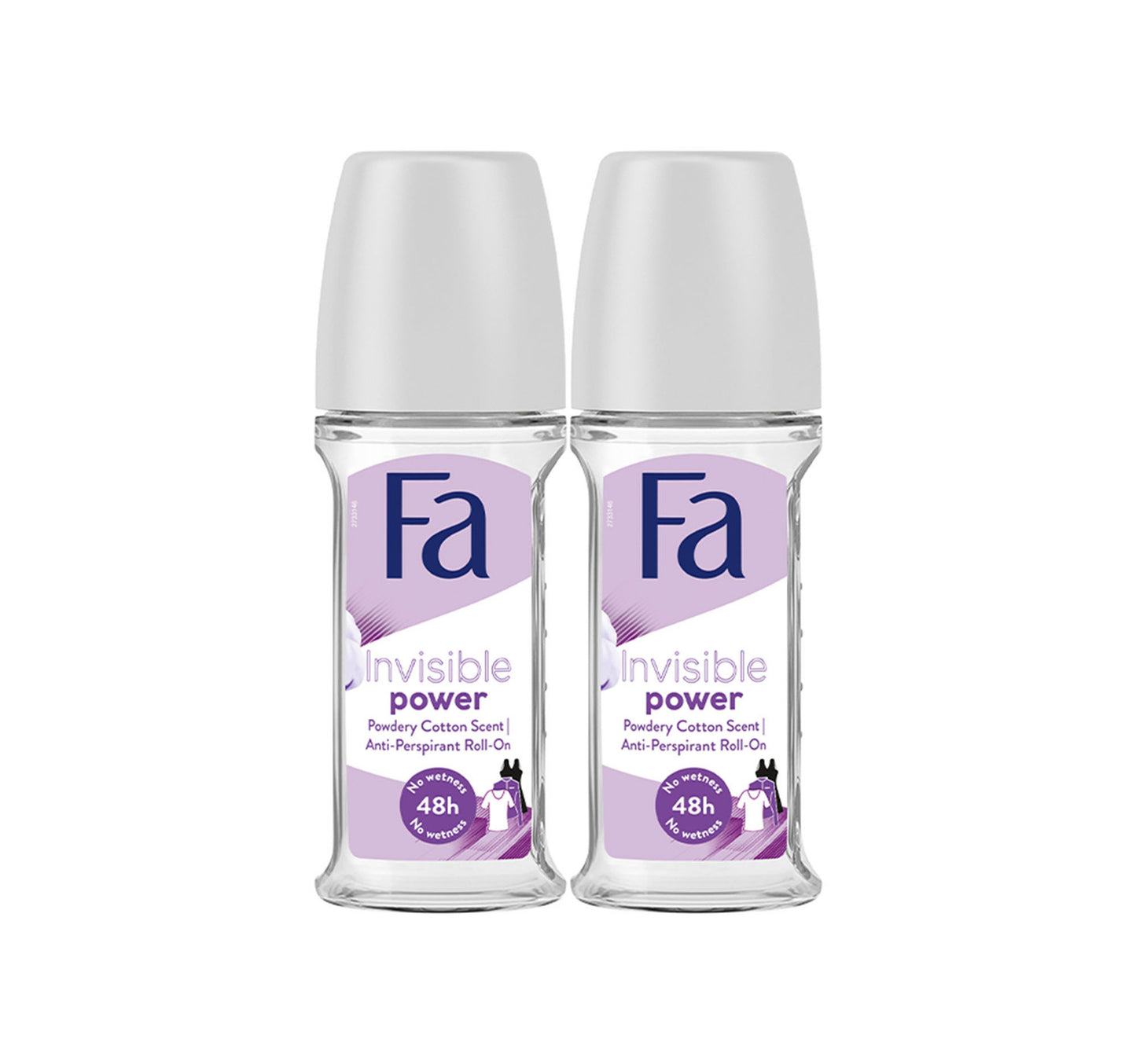 Fa Invisible Power Roll On Deodorant Value Pack 2 x 50 ml