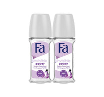 Fa Invisible Power Roll On Deodorant Value Pack 2 x 50 ml