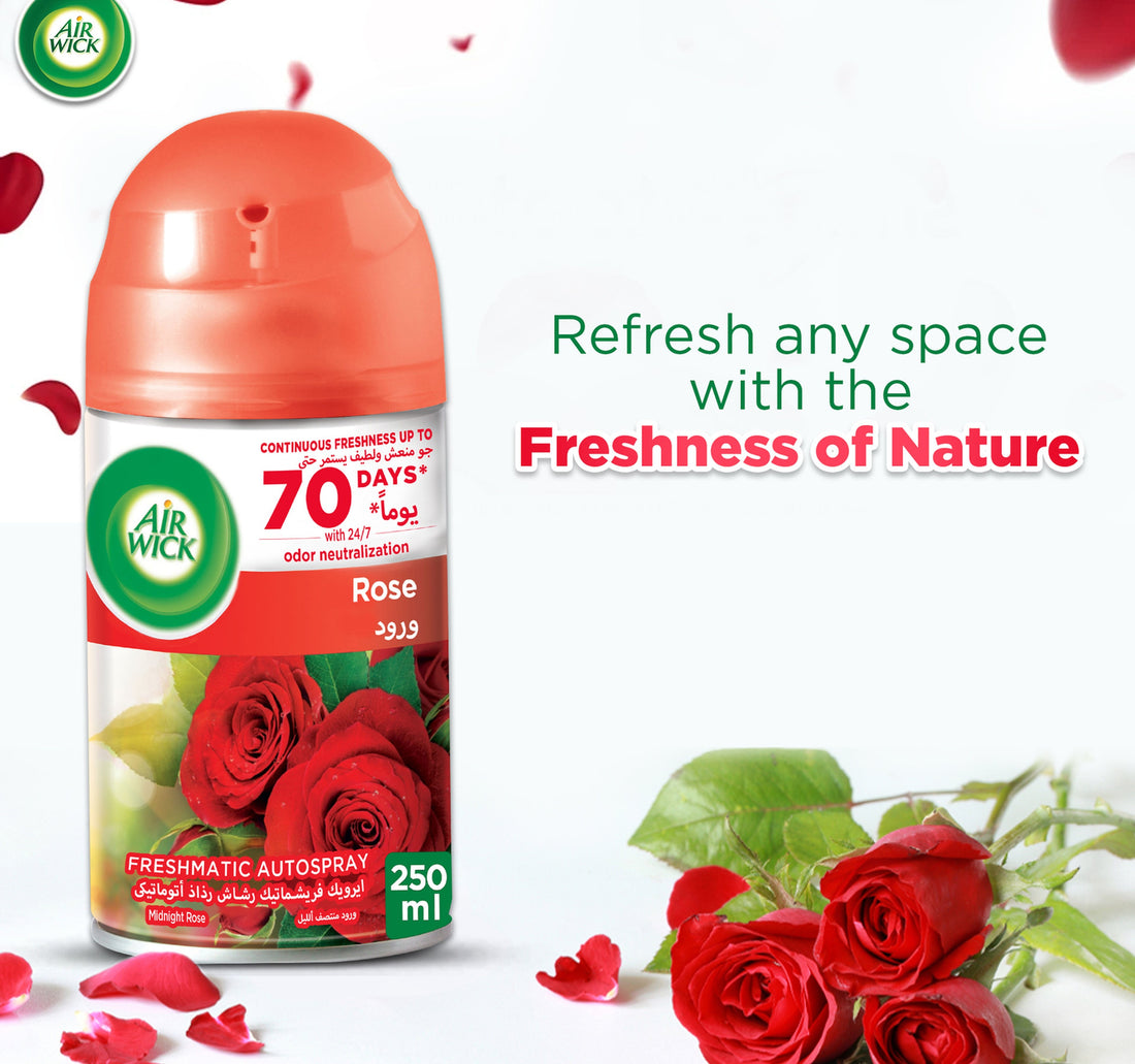 Airwick Freshmatic Max Kit Midnight Rose Value Pack 250 ml