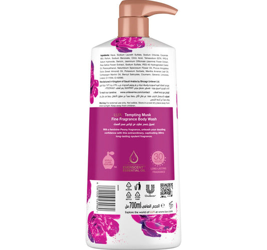 Lux Tempting Musk Opulent Fragrance Body Wash 700 ml