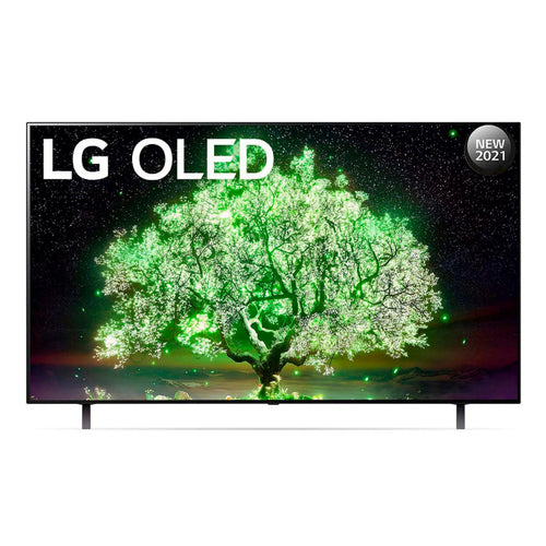 تلفزيون LG OLED مقاس 65 بوصة من سلسلة A1، تصميم شاشة سينمائية 4K Cinema HDR WebOS Smart AI ThinQ Pixel Dimming
