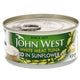 جون ويست، لحم تونة أبيض صلب في زيت دوار الشمس، 170 جم