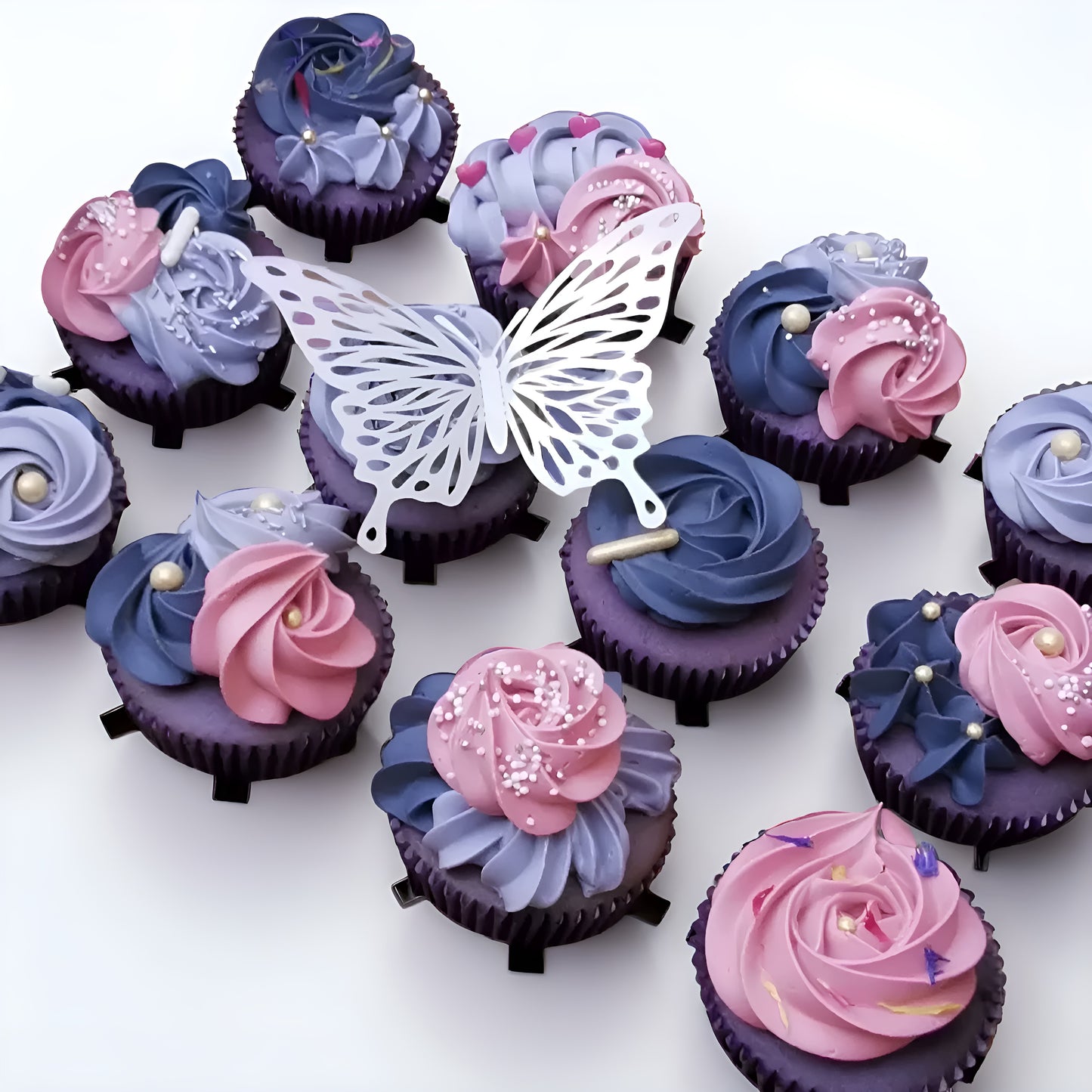 Rose Milk Cupcake