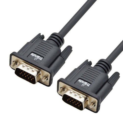 Trands VGA/SVGA HD 15 Male To Male Extension Cable 1.8 Meter CA791