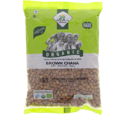24 Mantra Organic Brown Chana 500 g