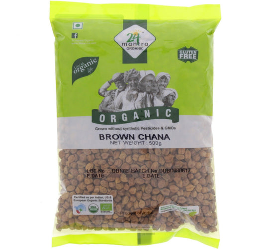 24 Mantra Organic Brown Chana 500 g