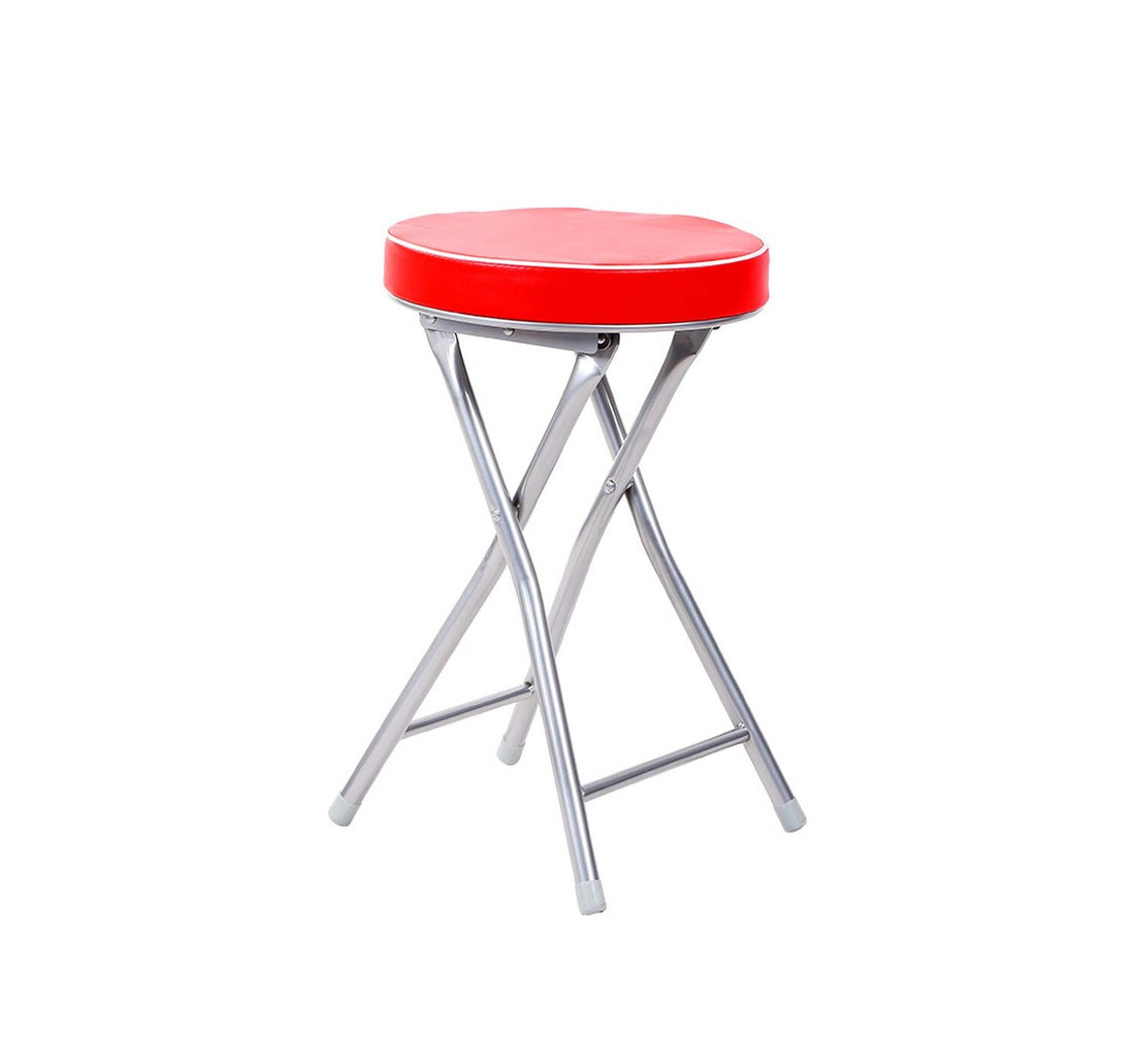 Maple Leaf Folding Stool, Red, HPZ-12