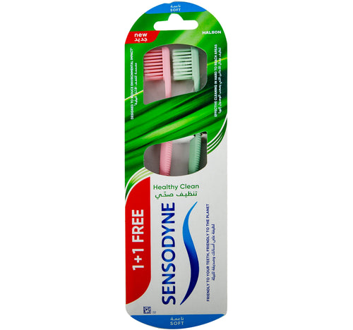 Sensodyne Healthy Clean Soft Tooth Brush Value Pack 2 pcs