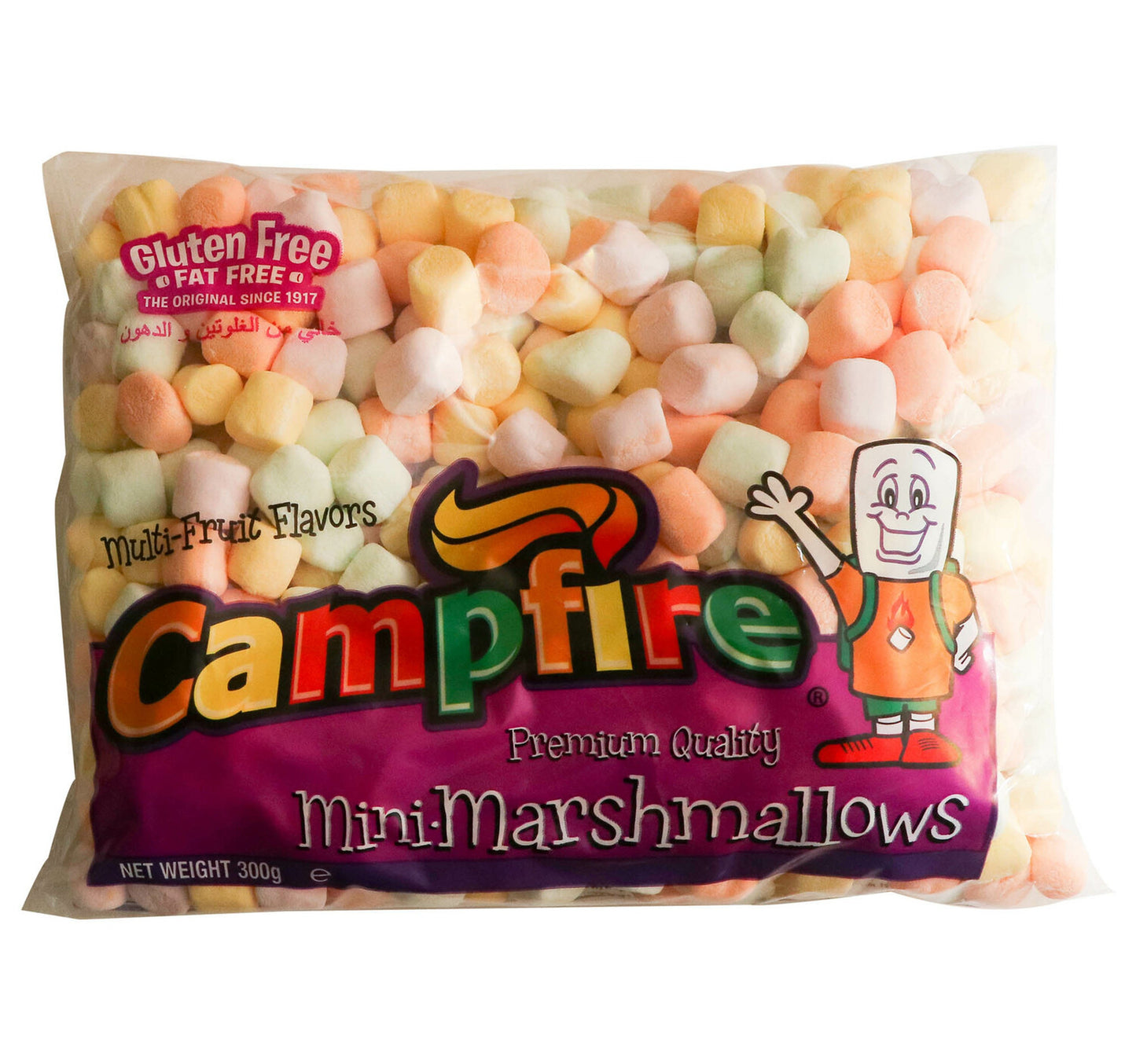 Campfire Mini Marshmallows Multi-Fruit 300 g