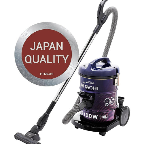 Hitachi Drum Vaccum Cleaner, 2100 W, Black, CV955NBLGCM