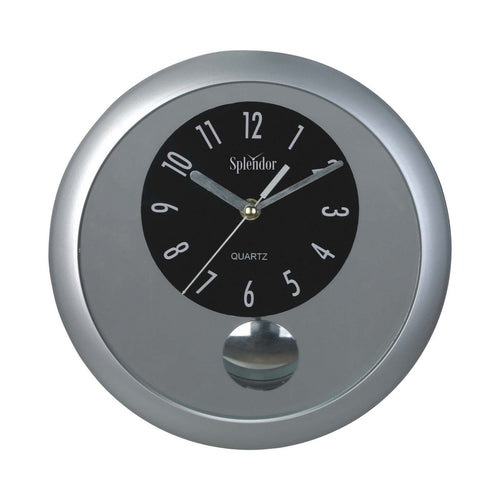 Splendor Battery Operated PVC Wall Clock 26x5x26cm PW053 Assorted