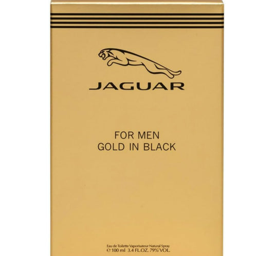 Jaguar Men's Gold In Black Eau De Toilette Vaporisateur Natural Body Spray, 100 ml