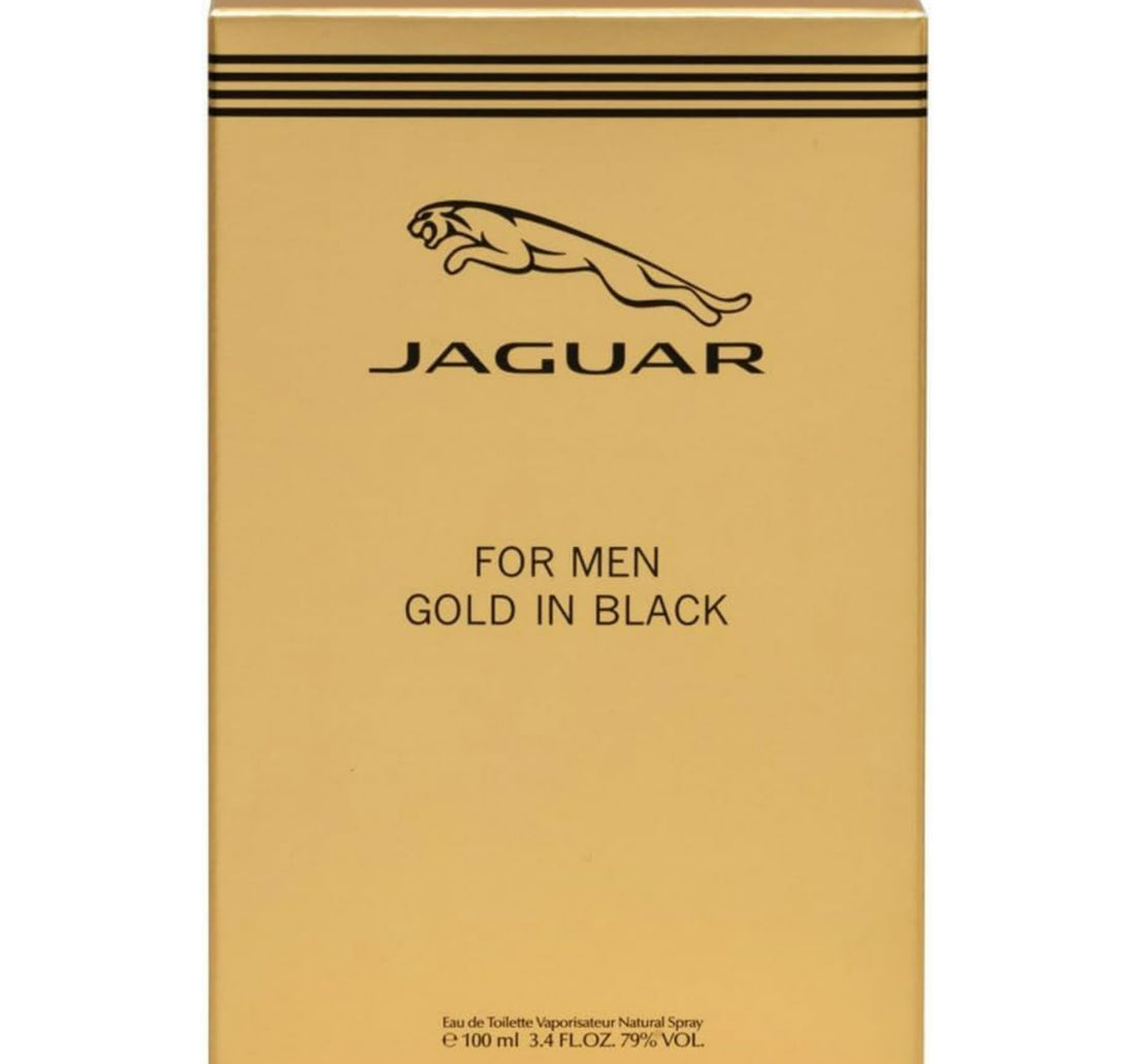 Jaguar Men's Gold In Black Eau De Toilette Vaporisateur Natural Body Spray, 100 ml