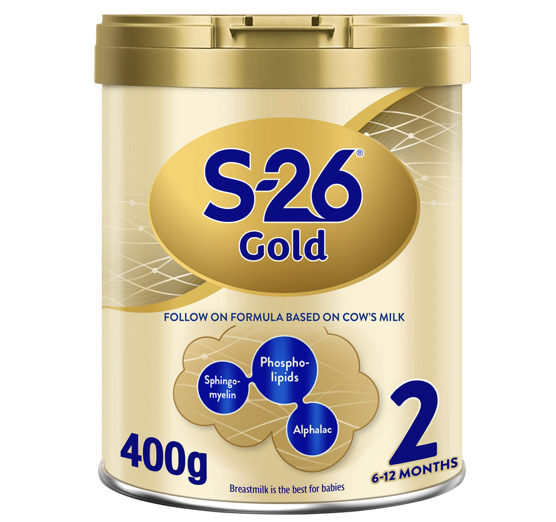 تركيبة نستله إس 26 جولد المرحلة الثانية للمتابعة من عمر 6 إلى 12 شهرًا 400 جرام
