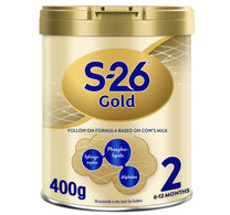 تركيبة نستله إس 26 جولد المرحلة الثانية للمتابعة من عمر 6 إلى 12 شهرًا 400 جرام