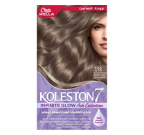 Koleston Infinite Glow Illuminated 7/18 Medium Pearl Blonde Hair Cream Color 1 pkt