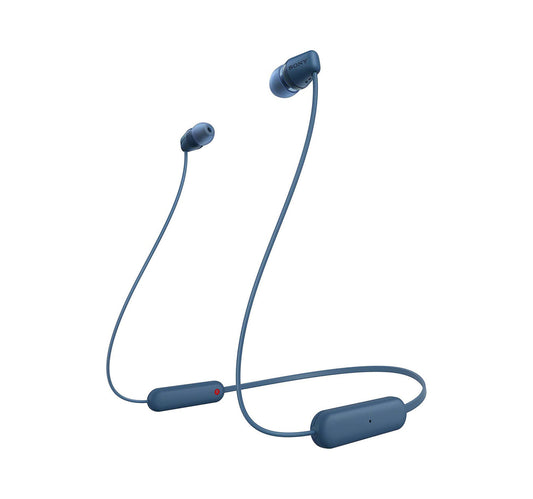 سماعات أذن سوني بلوتوث، أزرق، WI-C100/LZ
