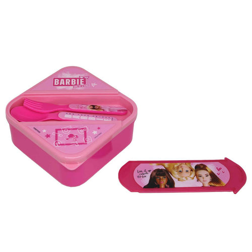 Barbie Lunch Box with Cutlery