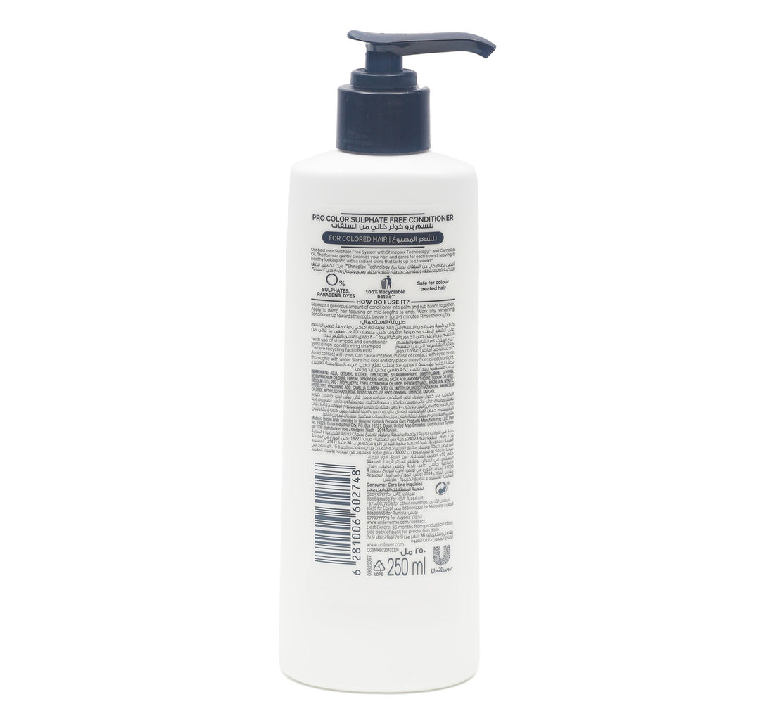 TRESemme Pro Color Sulphate Free Conditioner 250 ml