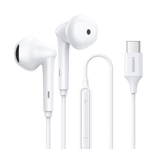 Ugreen Type C Wired Ear Phone EP101 White