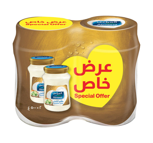 جبنة شيدر مصنعة من المراعي ٢ × ٥٠٠ غرام