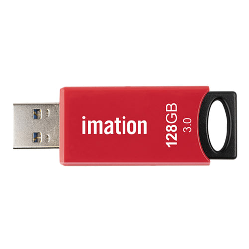 Imation USB 3.0 Flash Drive, 128 GB, Sledge