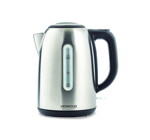 Kenwood 1.7 Liter Cordless Electric Kettle, 2200W with Auto Shut-Off & Removable Mesh Filter, Stainless Steel/Silver, ZJM01