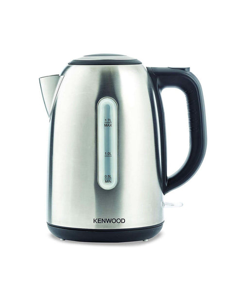 Kenwood 1.7 Liter Cordless Electric Kettle, 2200W with Auto Shut-Off & Removable Mesh Filter, Stainless Steel/Silver, ZJM01