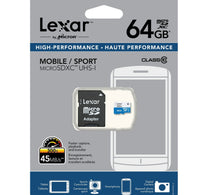 Lexar Micro SD Card LSDMi64GBBEU300A