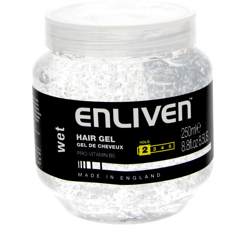 Enliven Hair Gel Wet Hold White 250 ml