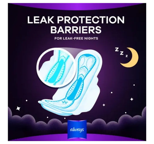 Always Maxi Thick Dreamz For Heavy Night Sanitary Pads XL 36 + 12 pcs