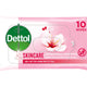 Dettol Skincare Antibacterial Skin Wipes 10pcs