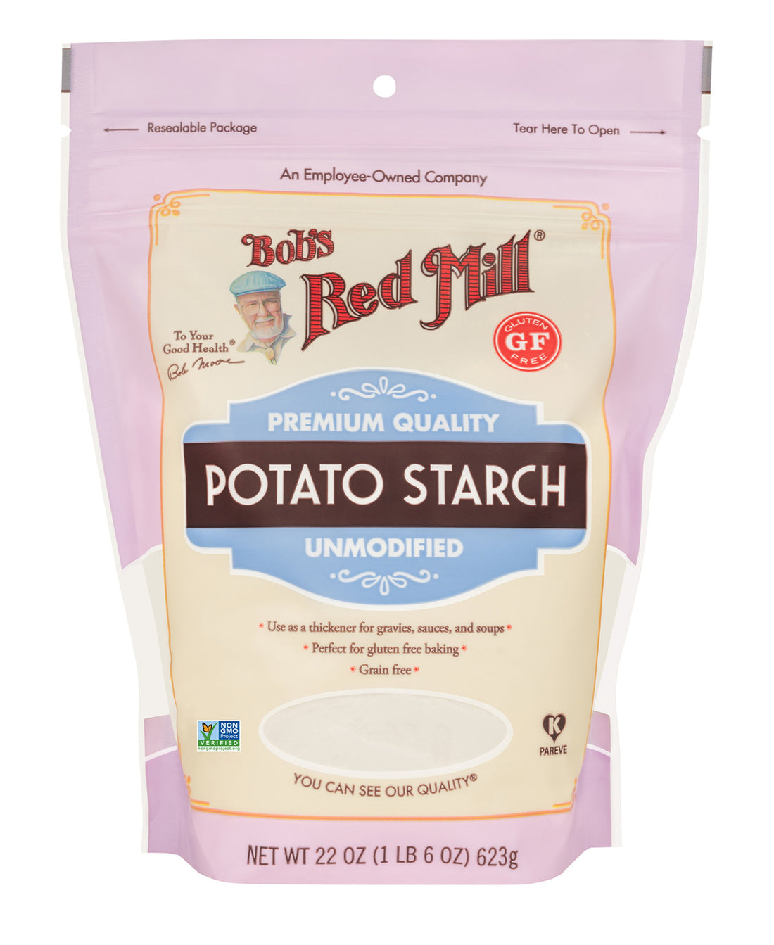 نشا البطاطس غير المعدل من بوبس ريد ميل 623 جرام