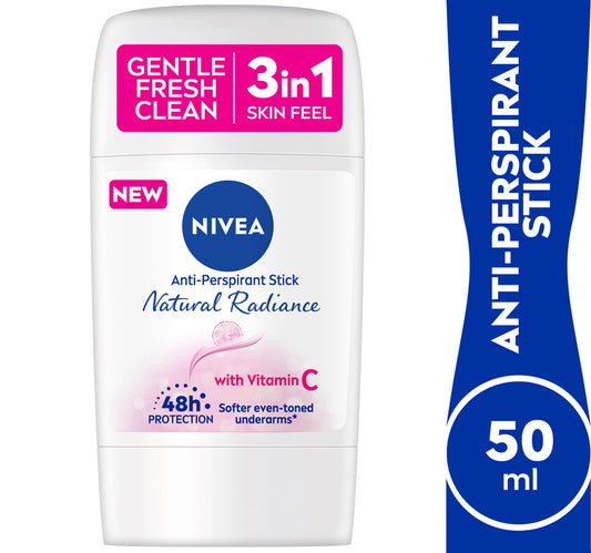 Nivea Natural Radiance Antiperspirant Stick for Women 50 ml