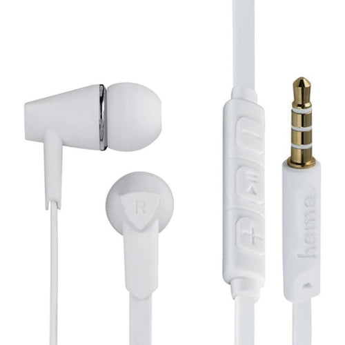 Hama In Ear Headphone JOY 184008 White Lulu Hypermarket
