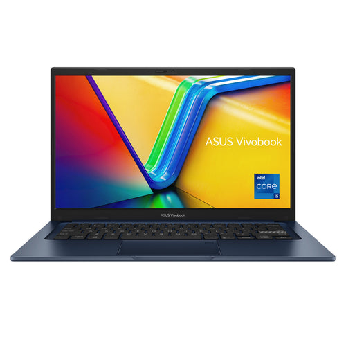أسوس فيفوبوك 14 بوصة، إنتل كور i5-1235U، ذاكرة وصول عشوائي (RAM) سعة 8 جيجابايت، قرص تخزين SSD سعة 512 جيجابايت، نظام التشغيل ويندوز 11 هوم، أزرق هادئ، X1404ZA-NK271W