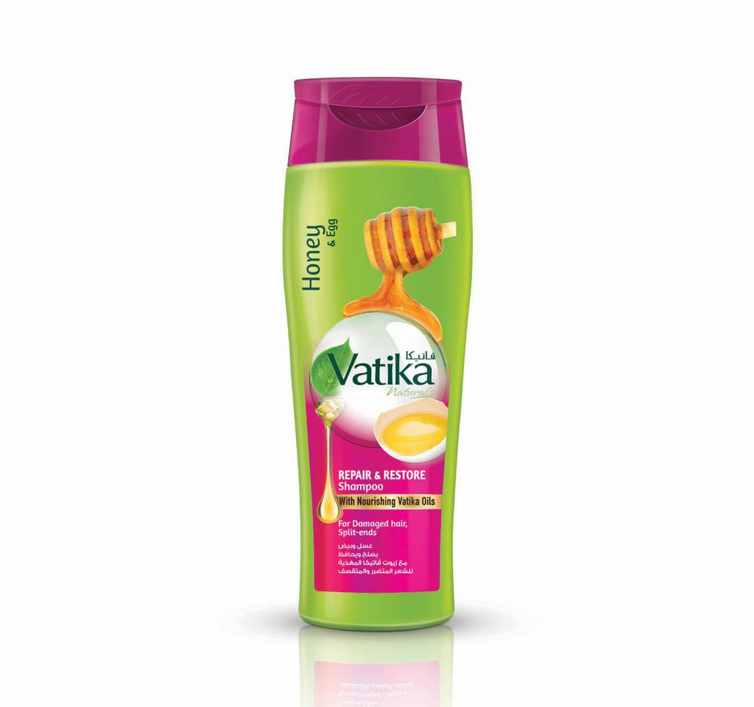 Vatika Natural Repair & Restore Shampoo For Damaged Split Hair 400 ml