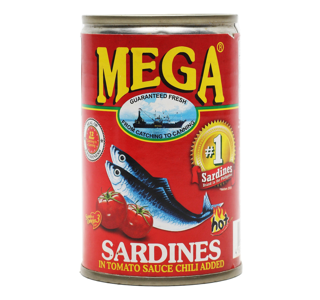 Mega Sardines In Tomato Sauce Chili 155 g