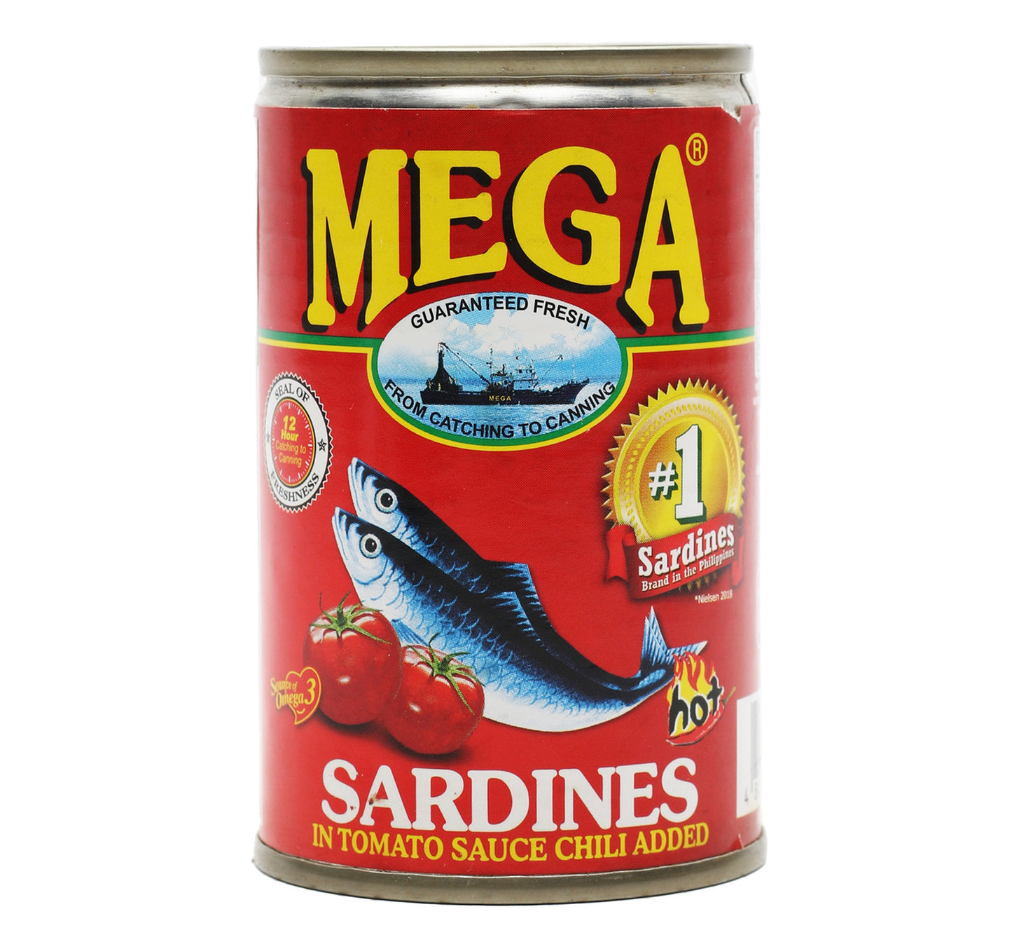 Mega Sardines In Tomato Sauce Chili 155 g