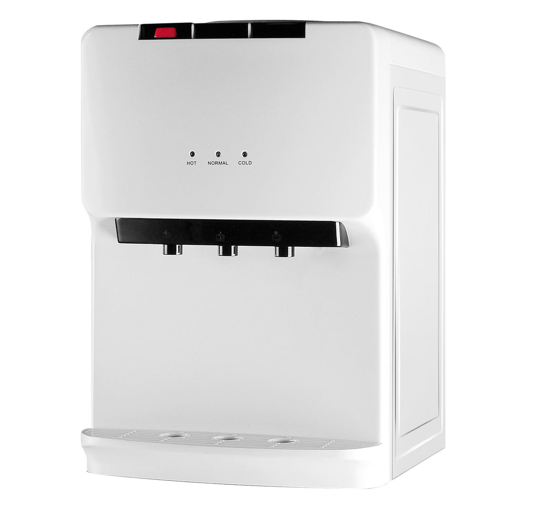 Ikon Table Top Water Dispenser, White & Black, IK-WD1823TS