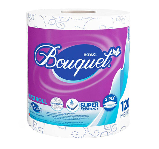 Sanita Bouquet Maxi Roll 2ply 120 Meters 1 Roll