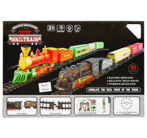 Skid Fusion Battery Operated Track Train Set, 23 pcs, 4018-4C
