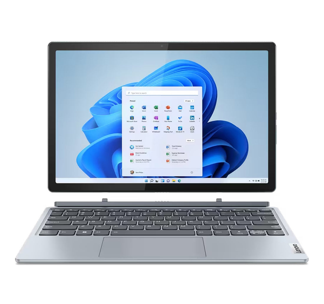 Lenovo IdeaPad Duet 5 12IRU8 12.4 Inches Intel Core i7-1355U, 16 GB RAM, 512 GB SSD, Grey, 83B3002AAX