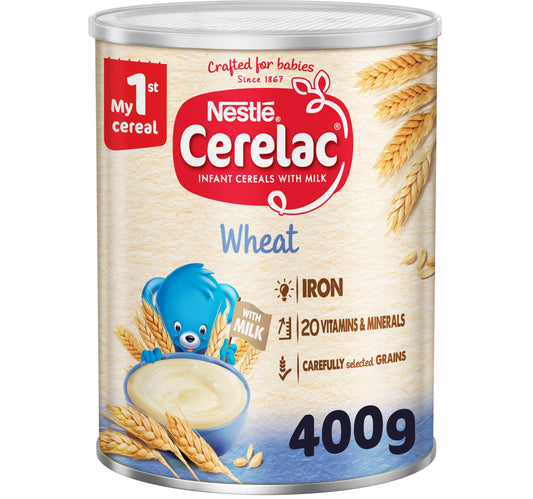 Nestle Cerelac Infant Cereals With Iron + Wheat From 6 Months 400 g