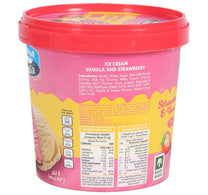 Saudia 2in1 Strawberry & Vanilla Ice Cream 1 Litre