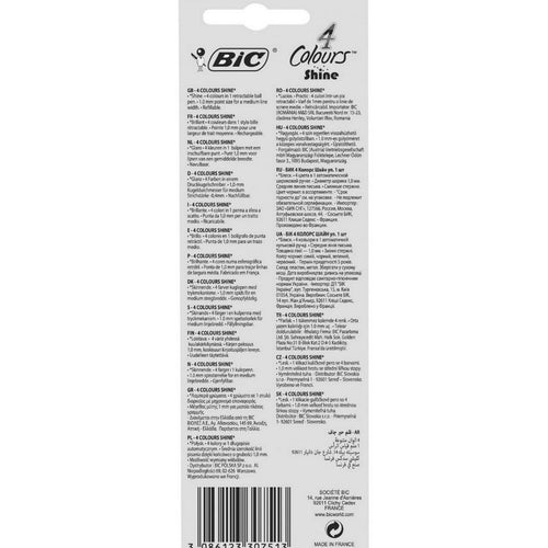 Bic Shine Four Color Pen BIS-1014 - 1 Piece
