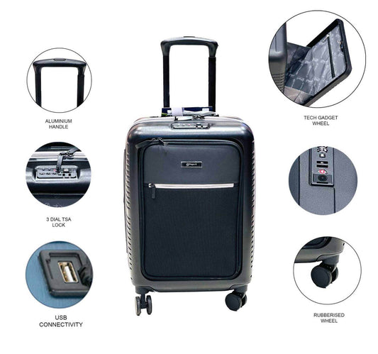 Wagon R 4Wheel Hard Trolley Protote PCF2132 20inch