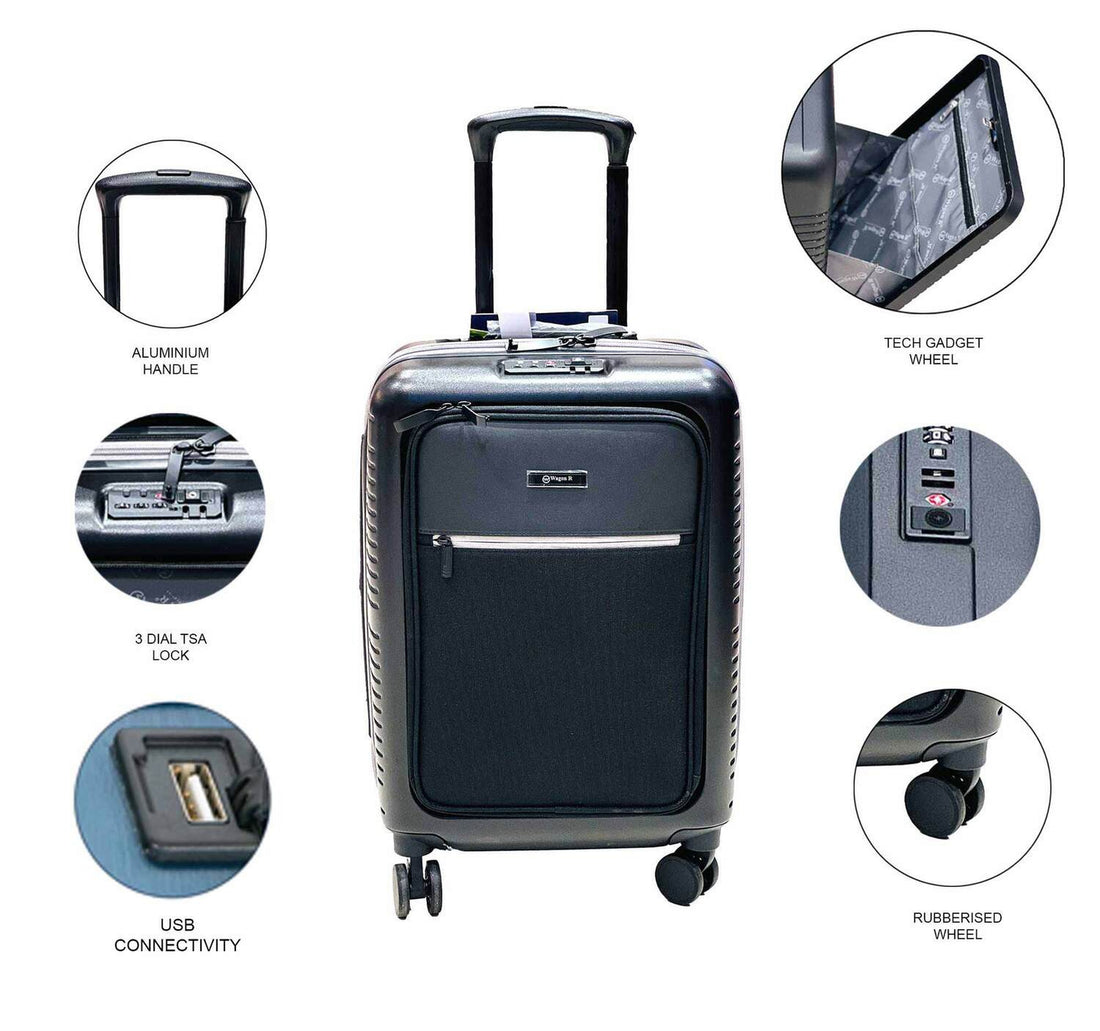 Wagon R 4Wheel Hard Trolley Protote PCF2132 20inch