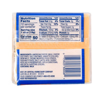 Crystal Farms Singles American Cheese 226 g